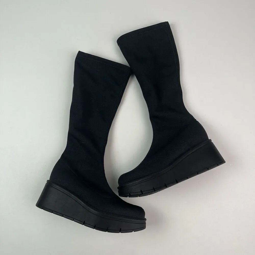 La Canadienne Jerry Festival Platform Tall Boots size 6.5 NEW